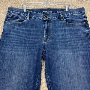 Banana Republic‎ Traveler Mens 40x34 Slim Fit Stretch Denim Jeans Blue